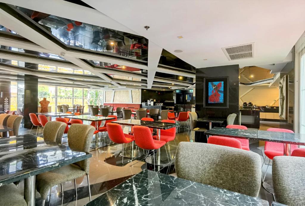 Posezení v ubytování Nova Express Pattaya Hotel