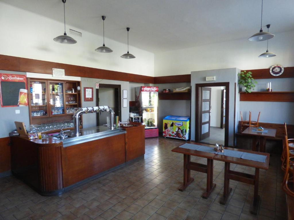 Kuchyň nebo kuchyňský kout v ubytování Hotel Svornost