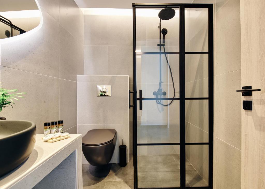 Kúpeľňa v ubytovaní Amaroo Suites
