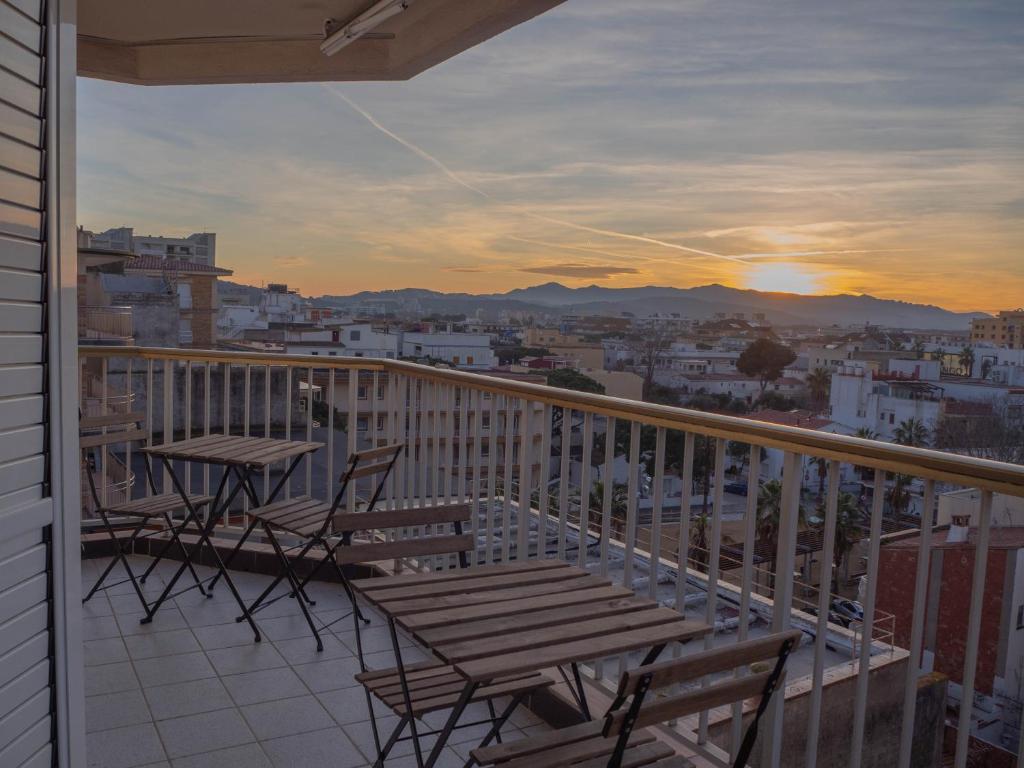 Balkón nebo terasa v ubytování Catalunya Apartament per 4 persones en edifici del passeig marítim amb vistes sobre la Vall d'Aro