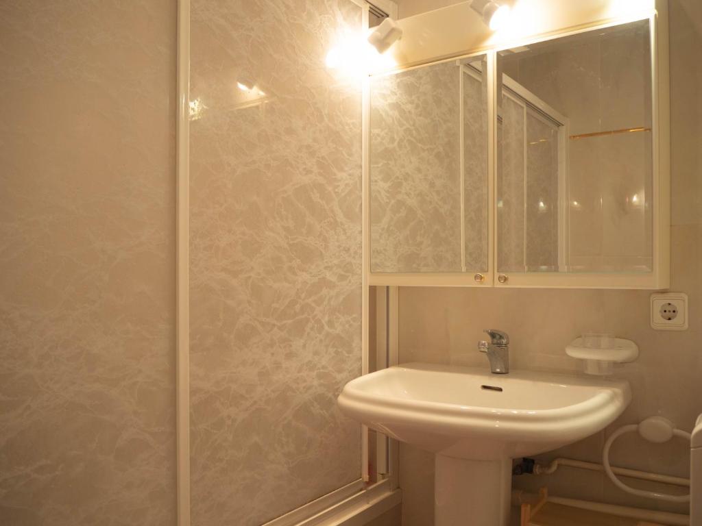 Koupelna v ubytování Catalunya Apartament per 4 persones en edifici del passeig marítim amb vistes sobre la Vall d'Aro