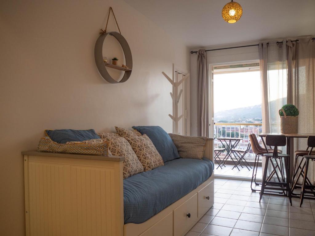 Posezení v ubytování Catalunya Apartament per 4 persones en edifici del passeig marítim amb vistes sobre la Vall d'Aro