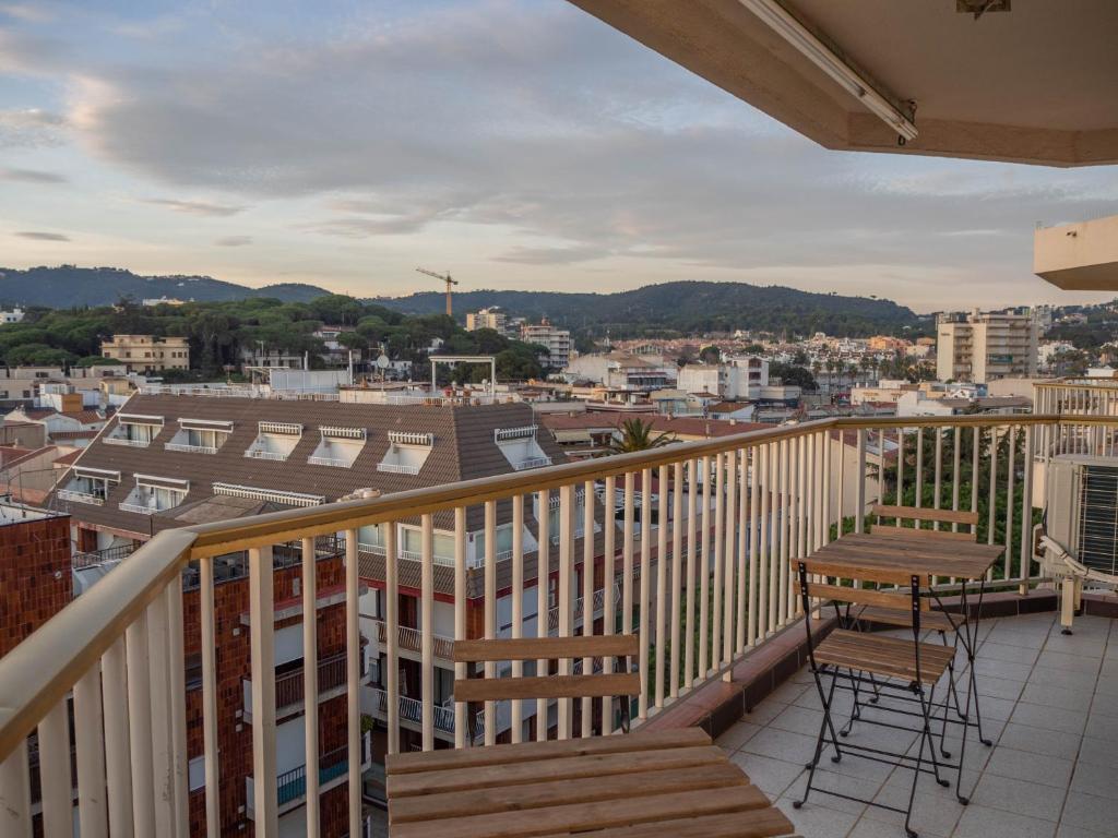 Balkón nebo terasa v ubytování Catalunya Apartament per 4 persones en edifici del passeig marítim amb vistes sobre la Vall d'Aro