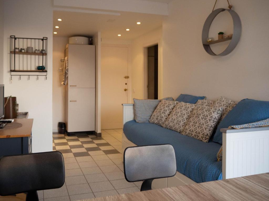 Posezení v ubytování Catalunya Apartament per 4 persones en edifici del passeig marítim amb vistes sobre la Vall d'Aro