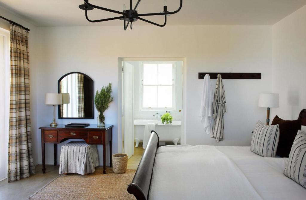 Ένα ή περισσότερα κρεβάτια σε δωμάτιο στο Penhill Farm East Grange