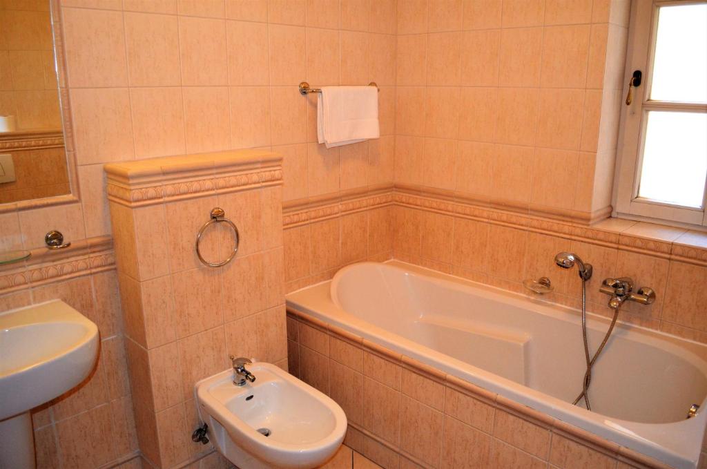 Koupelna v ubytování Hotel Renesance Krasna Kralovna