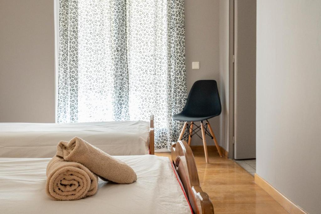 Posteľ alebo postele v izbe v ubytovaní Scent Of Freedom Apartment Renovated
