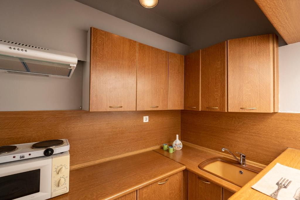 Kuchyňa alebo kuchynka v ubytovaní Scent Of Freedom Apartment Renovated