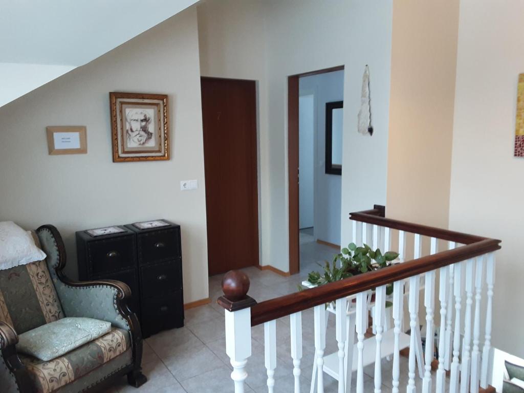 Posezení v ubytování Árbakki Farmhouse Lodge