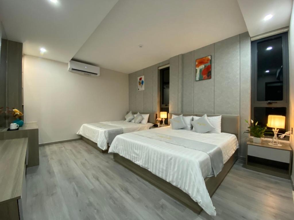 Voodi või voodid majutusasutuse Amely Hotel toas