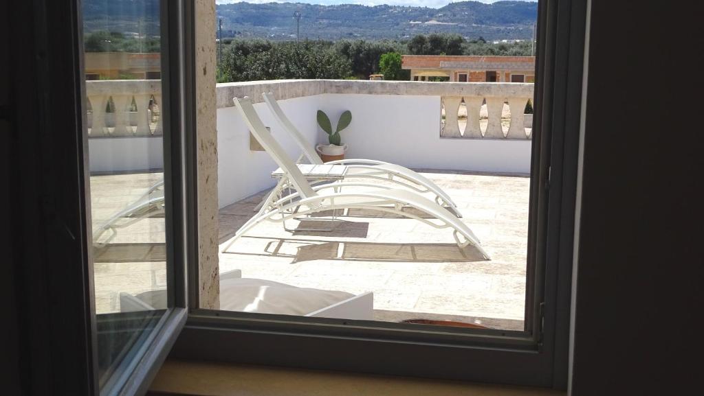 Balkón nebo terasa v ubytování Le Fogge