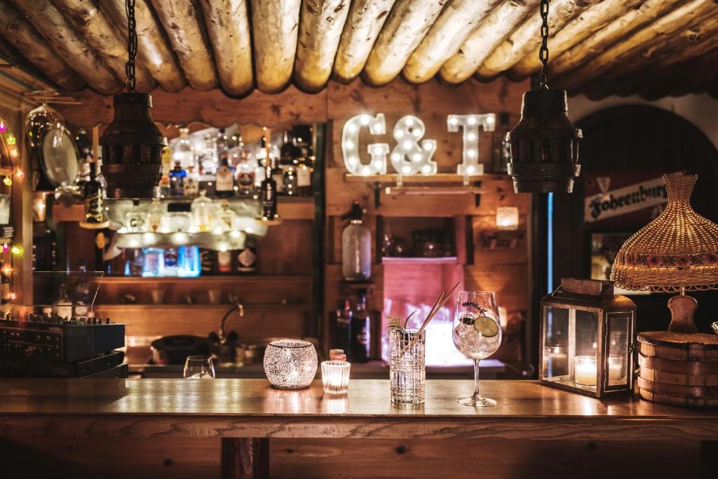 Nápoje v ubytování Heimspitze - Alpenhotel & Wirtshaus