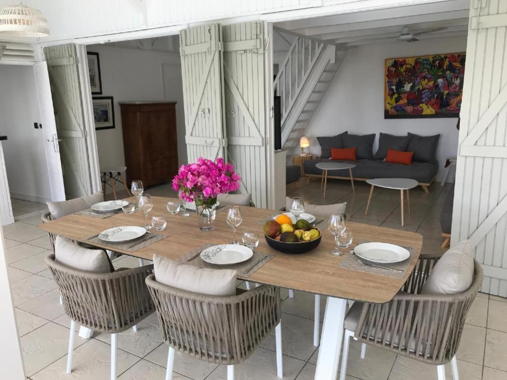 Posezení v ubytování Villa La Belle Creole