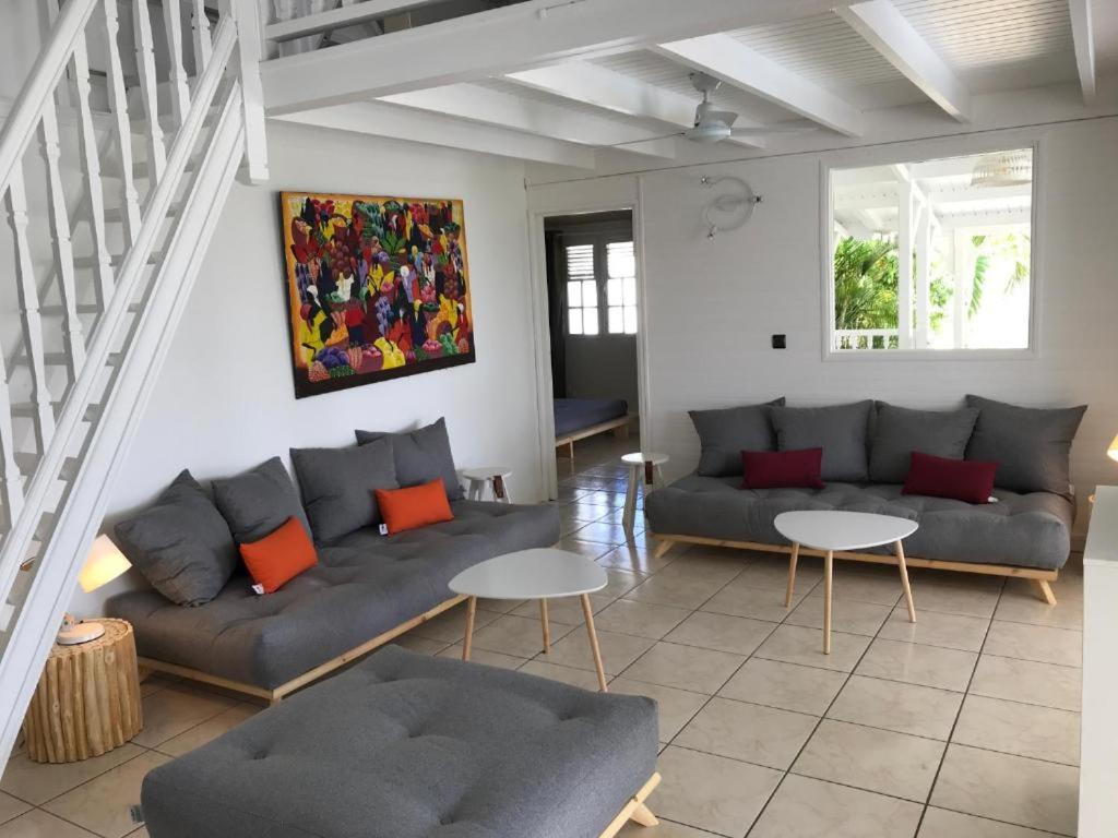 Posezení v ubytování Villa La Belle Creole