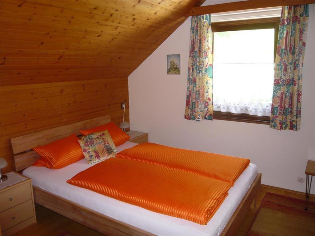 Postel nebo postele na pokoji v ubytování Haus Franz