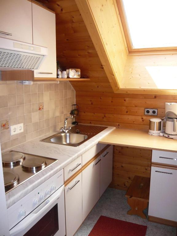 Kuchyň nebo kuchyňský kout v ubytování Haus Franz
