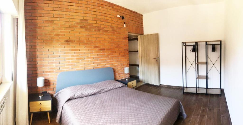 Postel nebo postele na pokoji v ubytování Villa nel centro di Palau