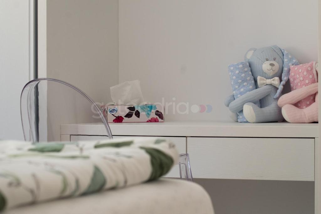 Posteľ alebo postele v izbe v ubytovaní Villa Smaragd - Saphir - Luxury Apartment With Shared Pool