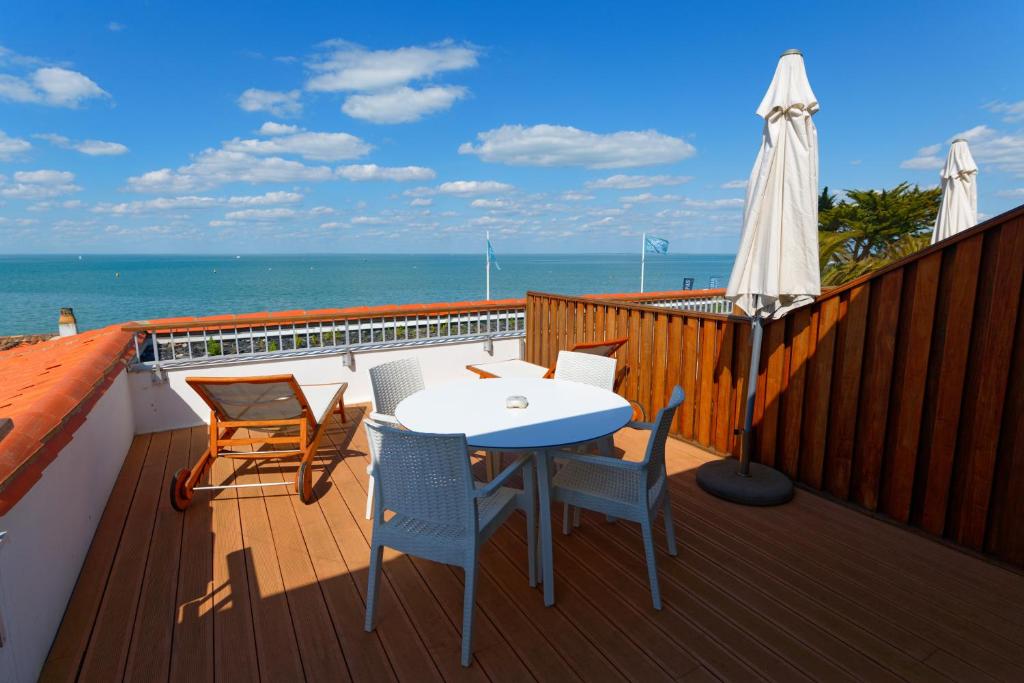HR Hôtel-Restaurant & Spa Marin - 海景尊贵间 - 带露台