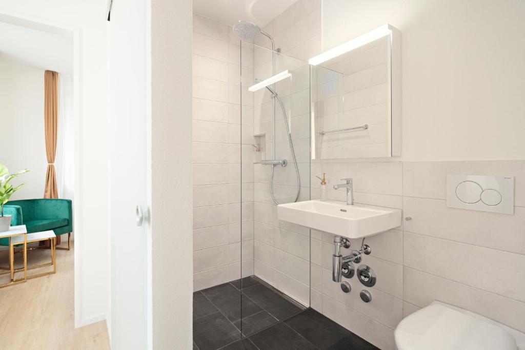 Mühlensteg Apartments by VISIMO - Elegant, Quiet, Central - Resim 25