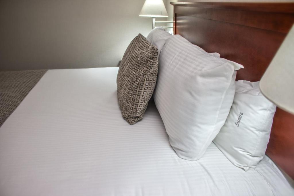 Postel nebo postele na pokoji v ubytování Casa Inn Business Hotel Celaya