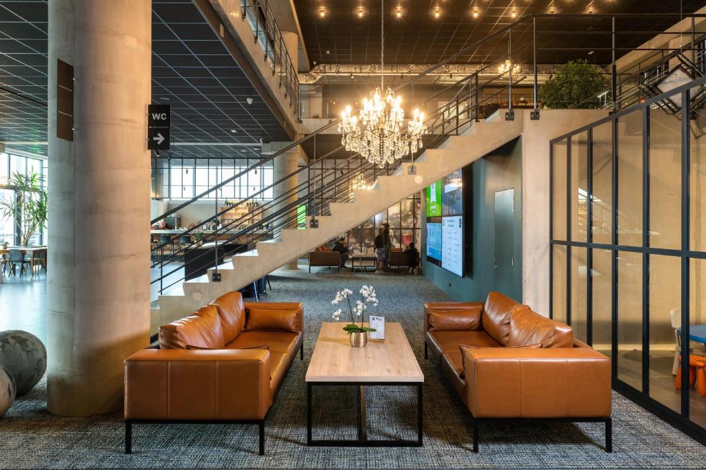 Posezení v ubytování ibis Styles Namur