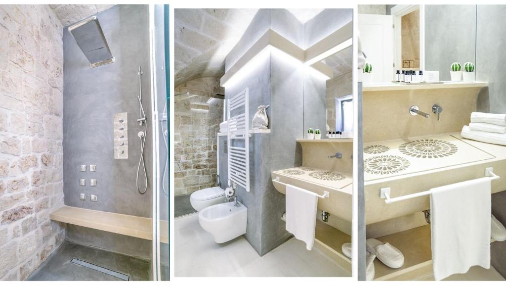 Koupelna v ubytování Vico Bianco Raro Smart Rooms Collection