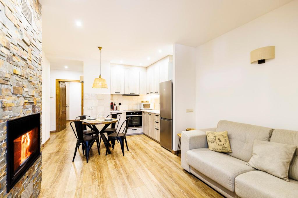 Hauzify I El Racó de Puigcerdà - Apartamento De Um Quarto Com Terraço