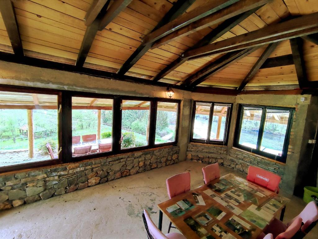 Posezení v ubytování Unaqua Apartments