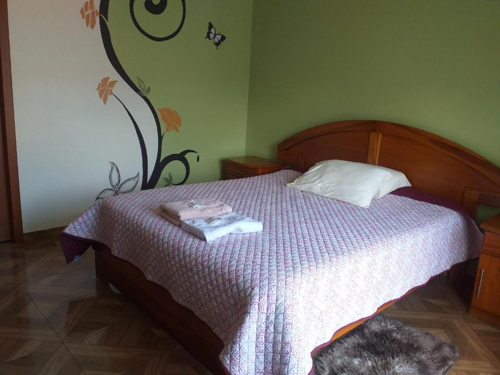 Postel nebo postele na pokoji v ubytování Hostal Resto - Bar "EL PEÑÓN"