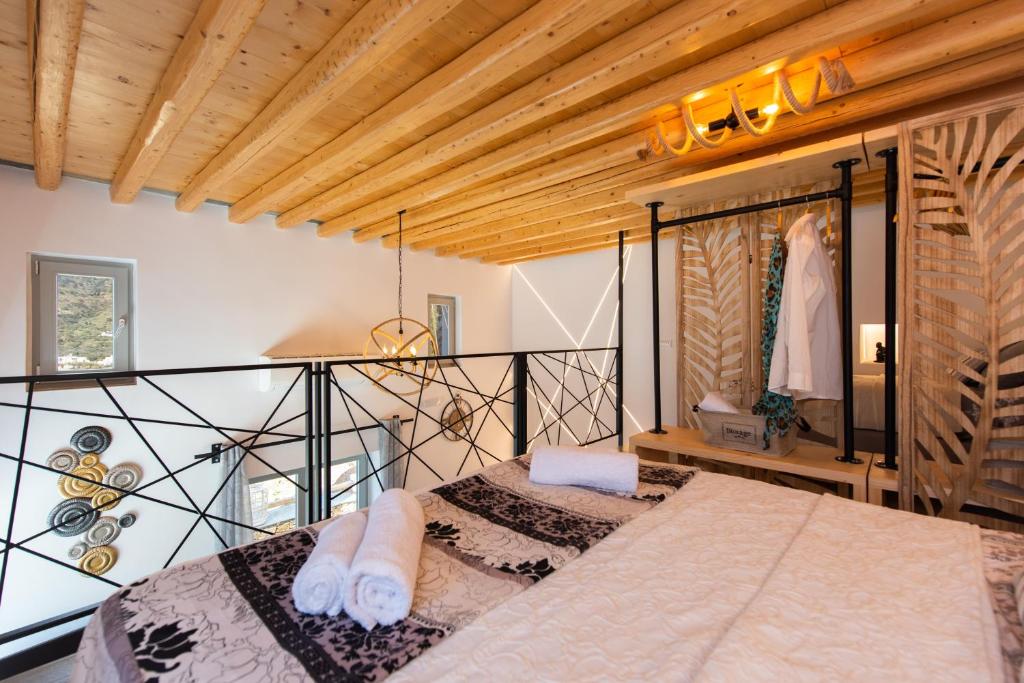 Posteľ alebo postele v izbe v ubytovaní Sunset Coast House - STONE