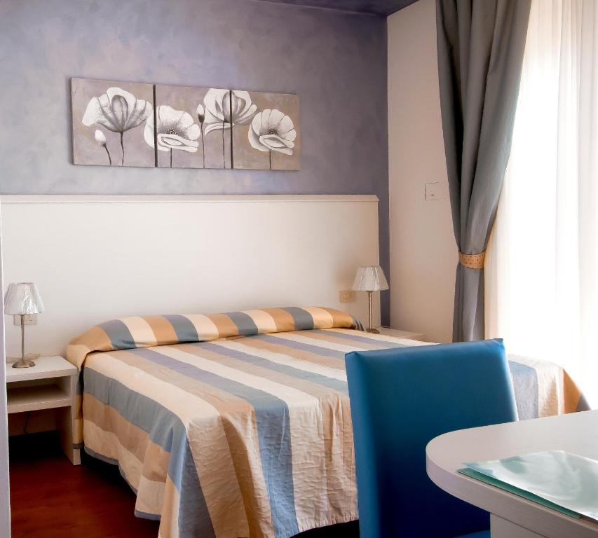 Postel nebo postele na pokoji v ubytování Hotel Telenia
