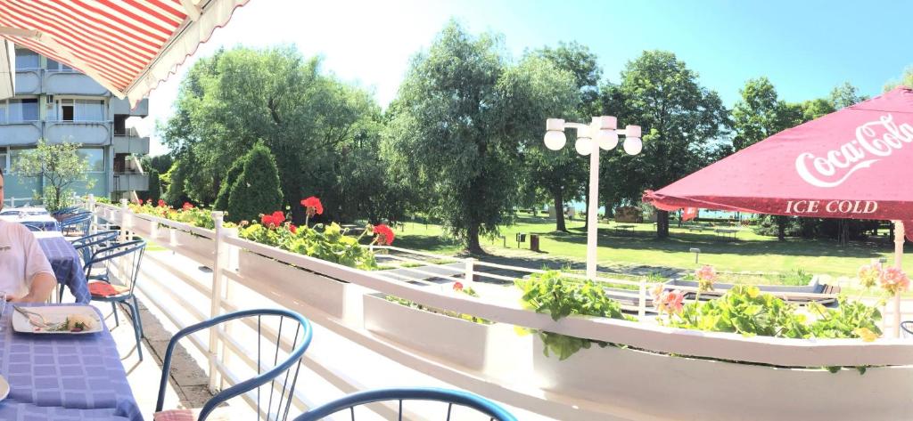 Ogród w obiekcie Fesztivál Balaton parti Apartman