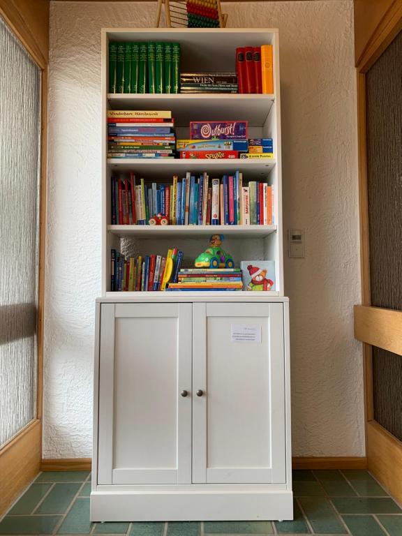 Knihovna v apartmánu