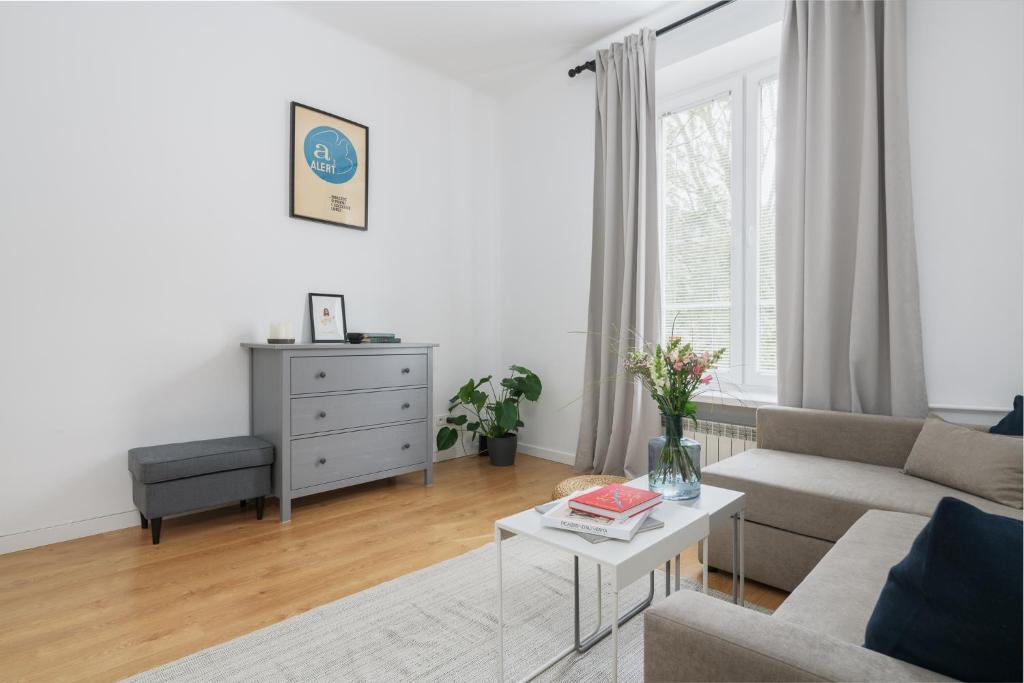 Posedenie v ubytovaní oompH Warsaw Nowy Swiat Apartment
