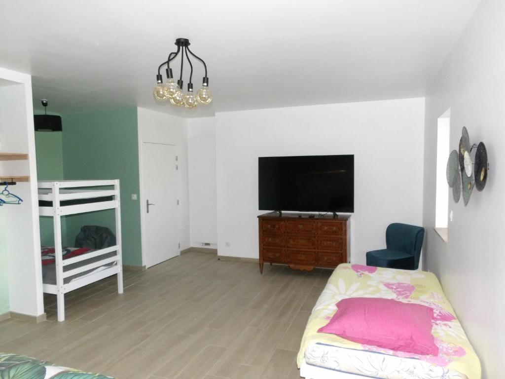La Ferme des Cerisiers - Sala Familiar Con Baño Privado
