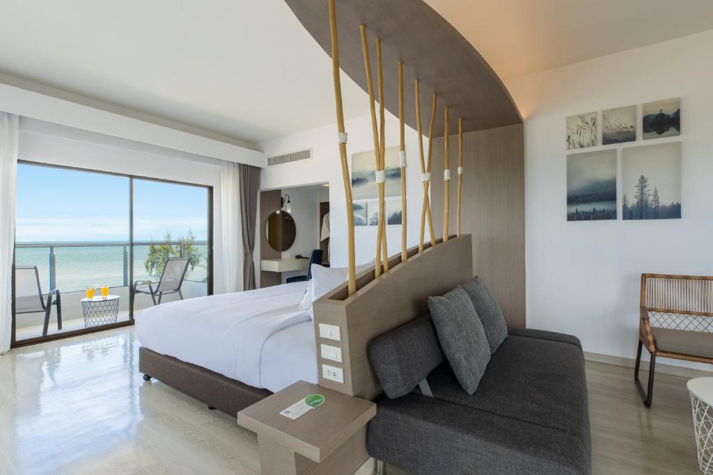 Centara Life Cha-Am Beach Resort Hua Hin - 海洋套房特大号床间