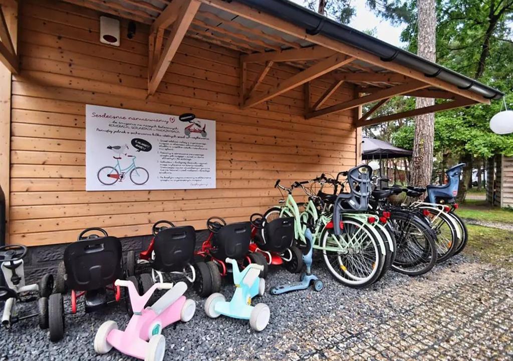 Jízda na kole v ubytování Kolorowe Domki nebo okolí