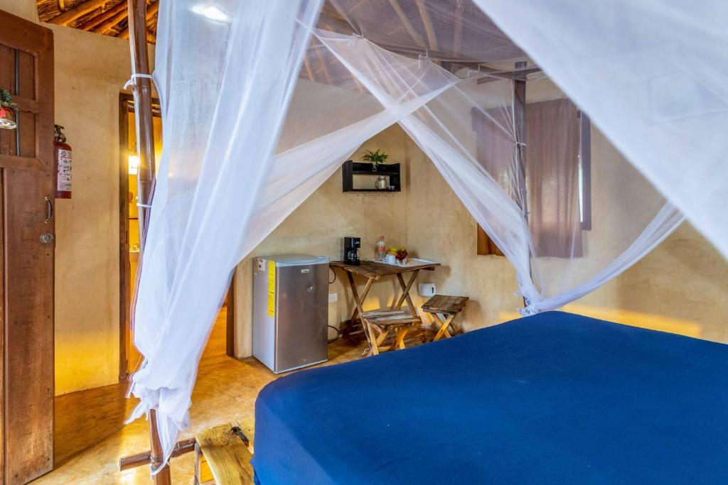 Cabañas Santa Cruz Homún - Chambre Double Avec Salle De Bain Privée