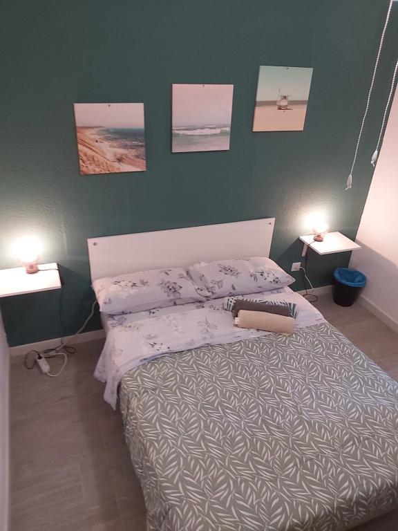 Ένα ή περισσότερα κρεβάτια σε δωμάτιο στο Guest Room Santa Cruz