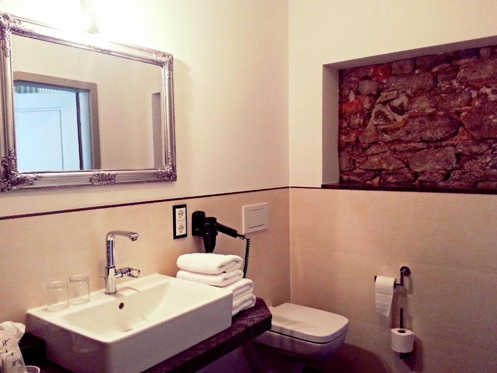 Koupelna v ubytování Hotel Paul Otto