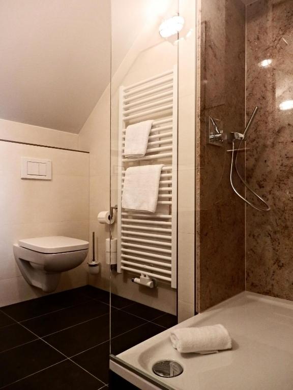 Koupelna v ubytování Hotel Paul Otto