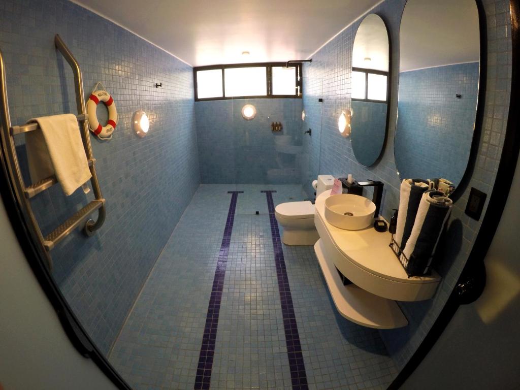 Koupelna v ubytování Casa Nada Hotel