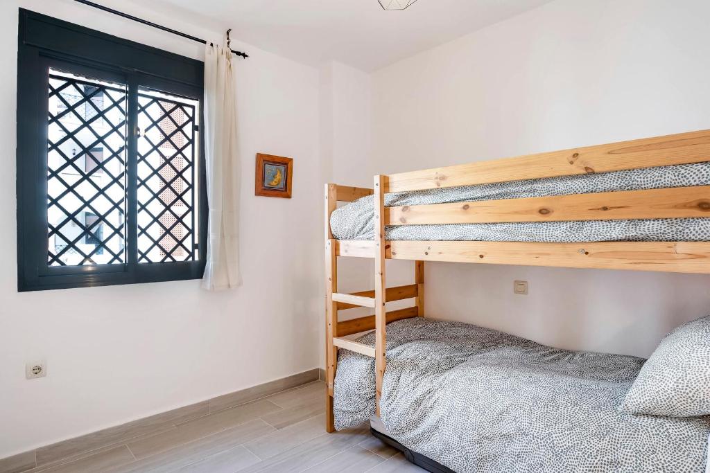 Posteľ alebo postele v izbe v ubytovaní El Duende de Zahara