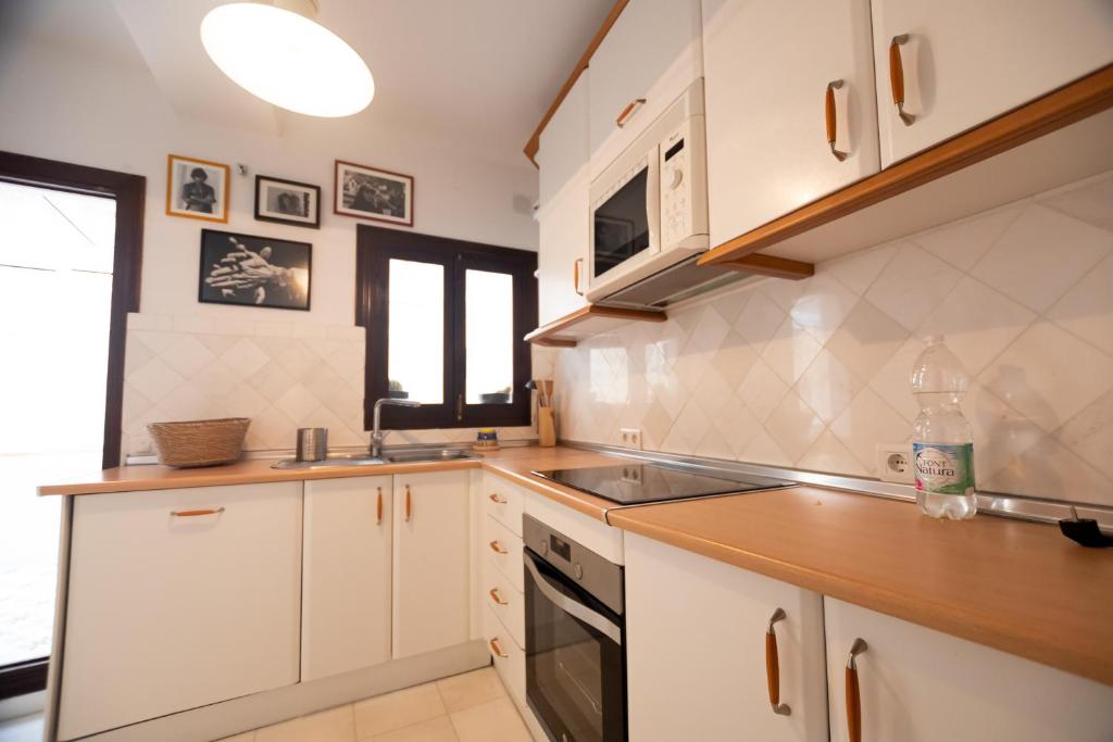 Kuchyňa alebo kuchynka v ubytovaní Apartamento Arkadio