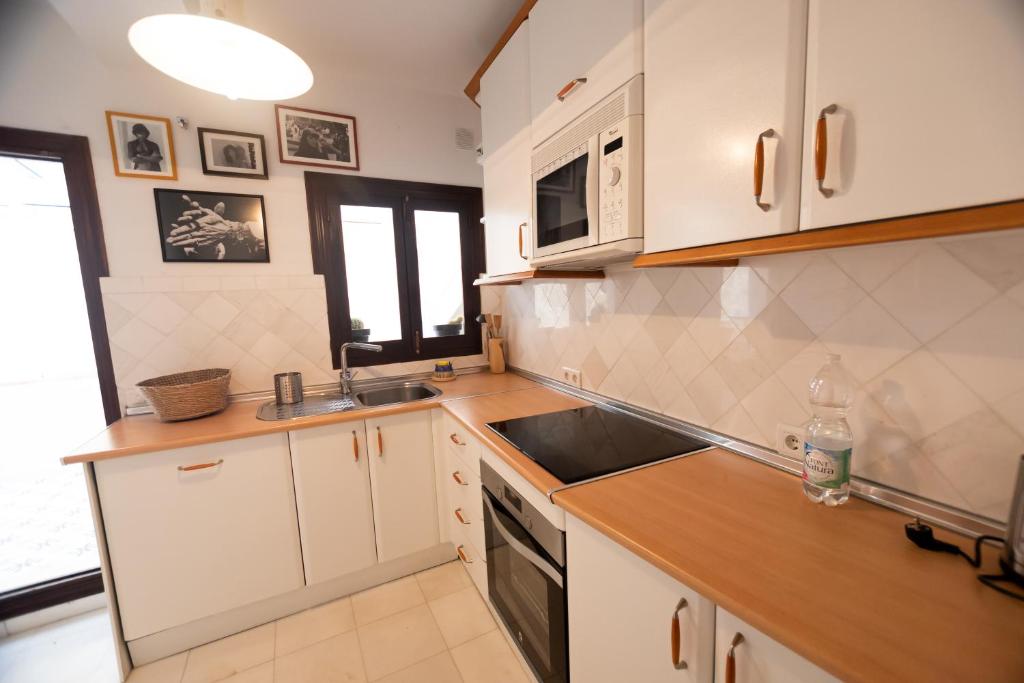 Kuchyňa alebo kuchynka v ubytovaní Apartamento Arkadio