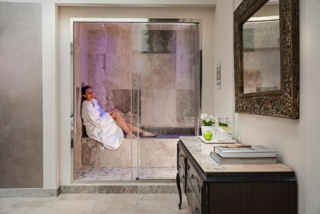 Koupelna v ubytování Hotel Mayer & Splendid - Wellness e Spa