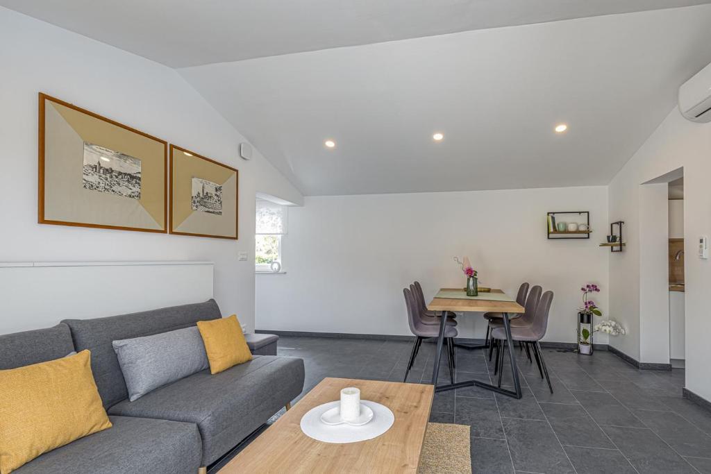 Posezení v ubytování Ferienhaus Prenc
