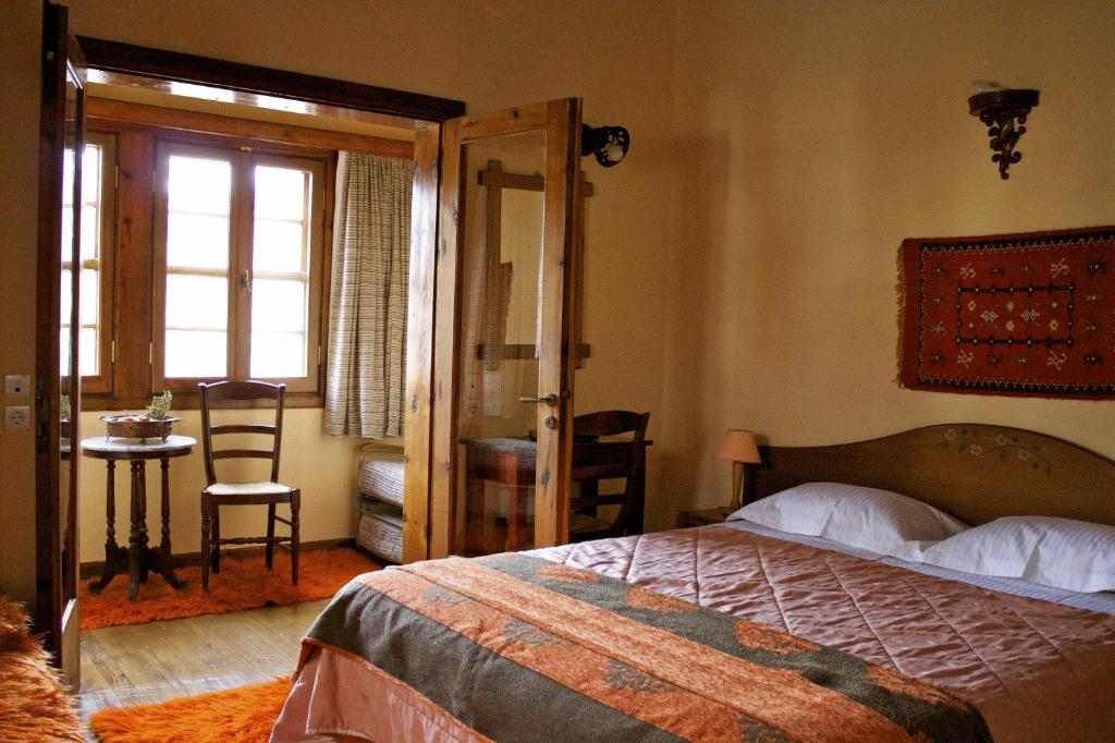 Postel nebo postele na pokoji v ubytování Hotel Galaxias