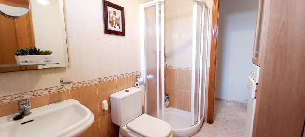 A bathroom at Gran Playa View Apartment